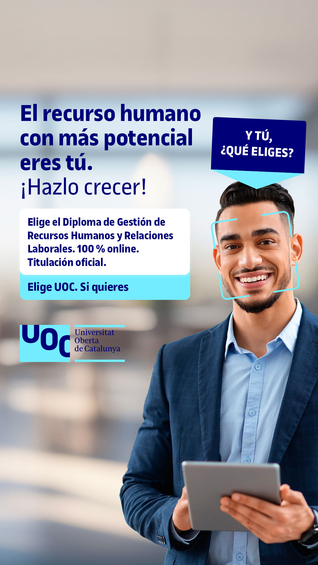 Universitat Oberta de Catalunya (UOC) Facebook ad