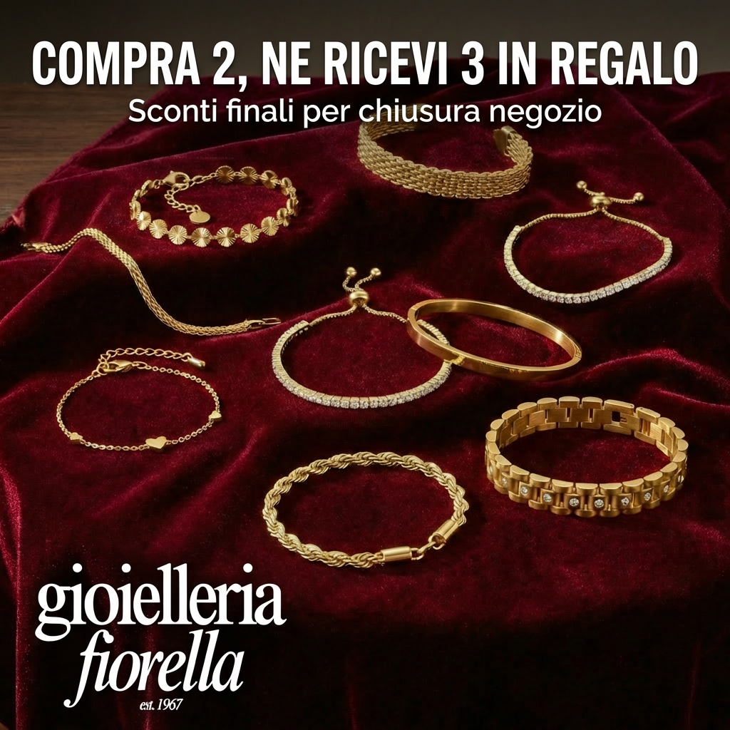 Gioielleria Fiorella Facebook ad: Gioielli senza tempo con grandi sconti a partire da soli 30€