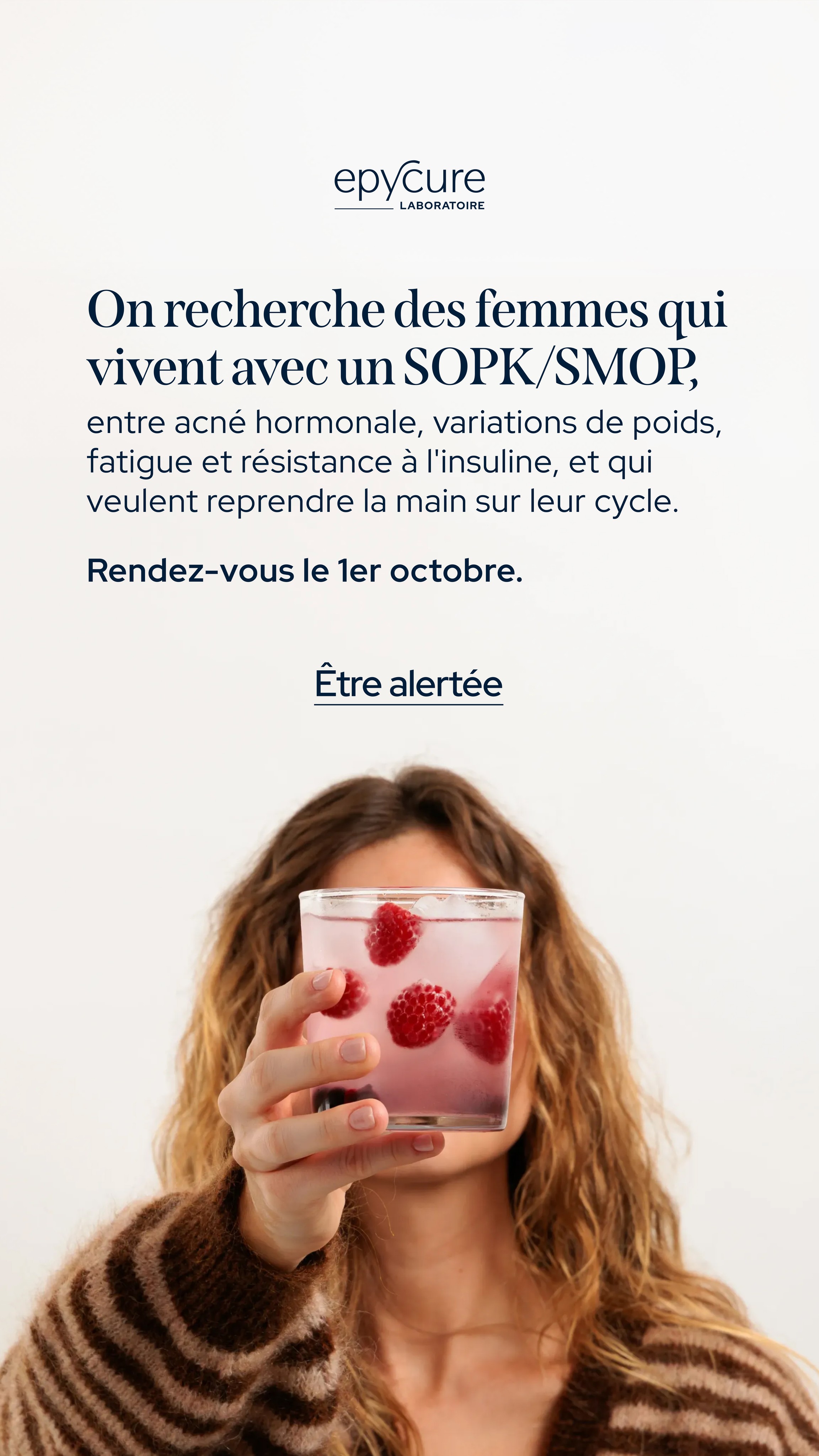 Epycure Facebook ad: La révolution de l'équilibre hormonal arrive