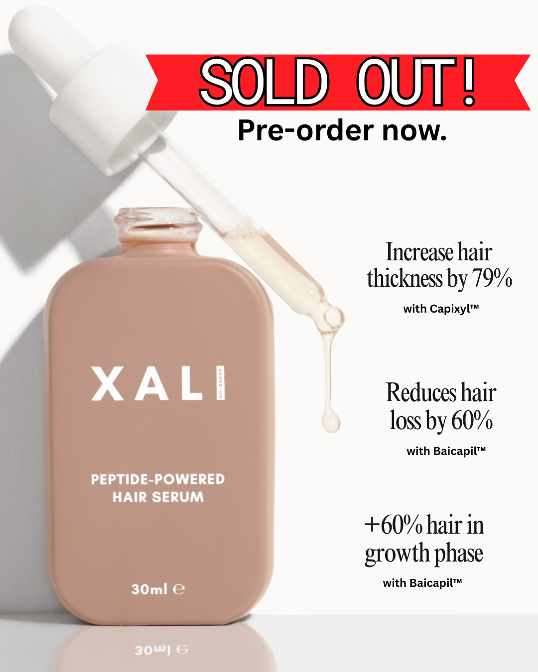 Xali Organics Facebook ad