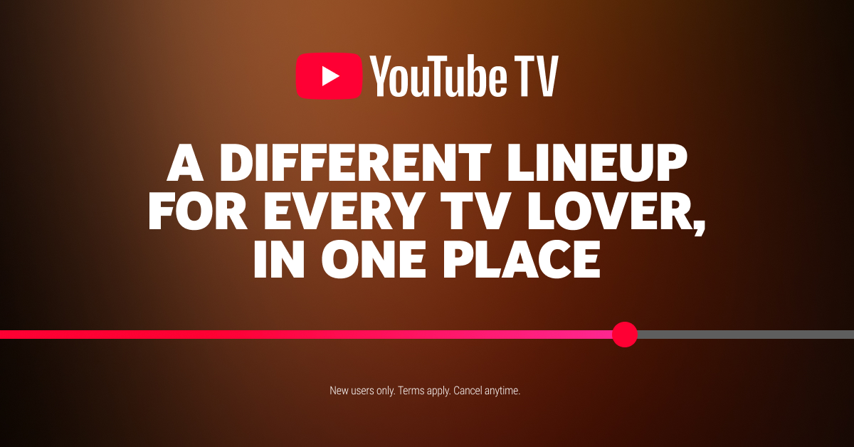 YouTube TV Facebook ad