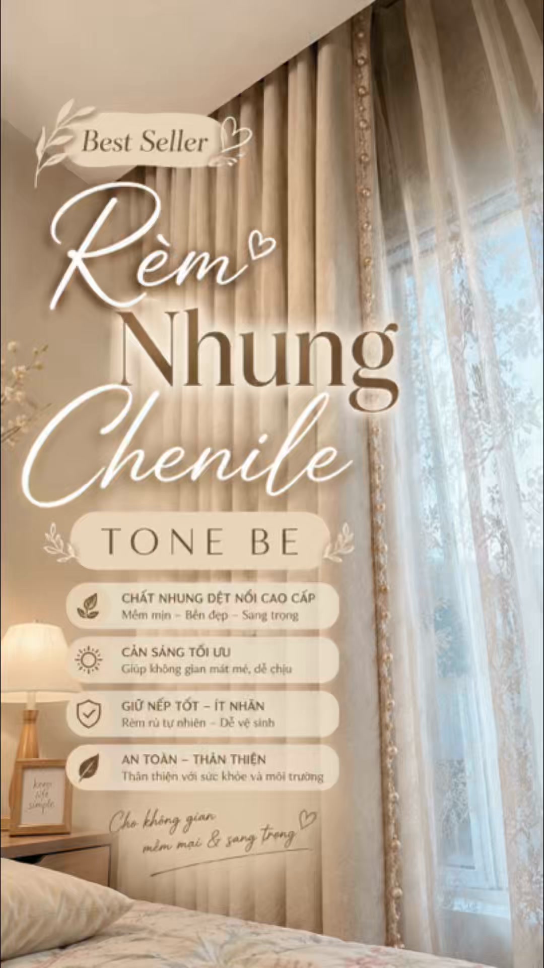 Rèm Cửa An Gia Phát - Mancuacaocap.com Facebook ad: Rèm Nhung Dệt Nổi, Kết Hợp Voan Bướm…