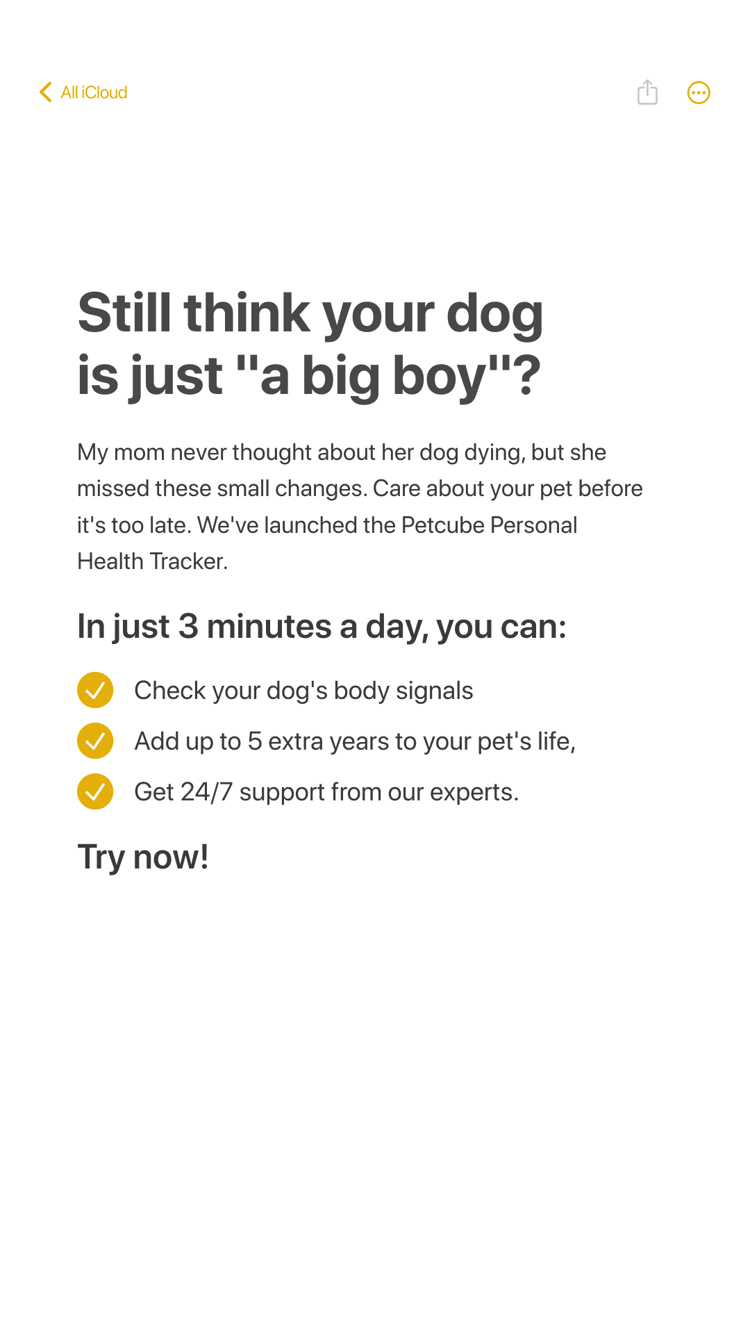 Petcube Facebook ad
