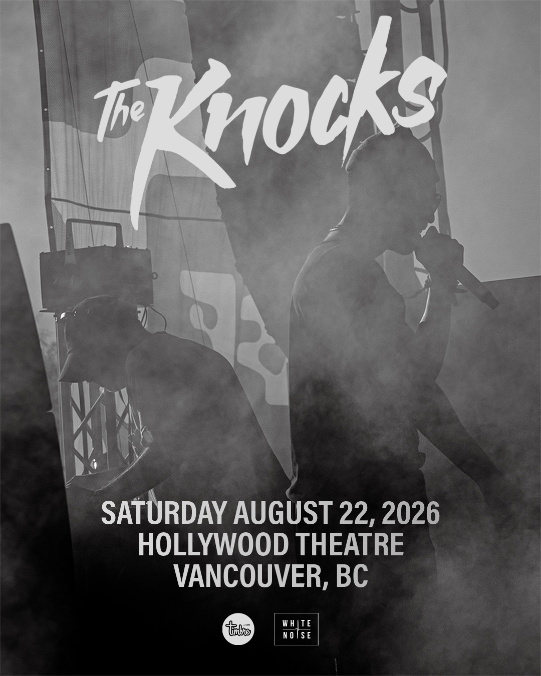 Timbre Concerts Facebook ad: The Knocks return to Vancouver Saturday August 22…