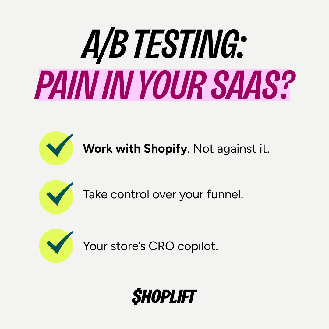 Shoplift Facebook ad