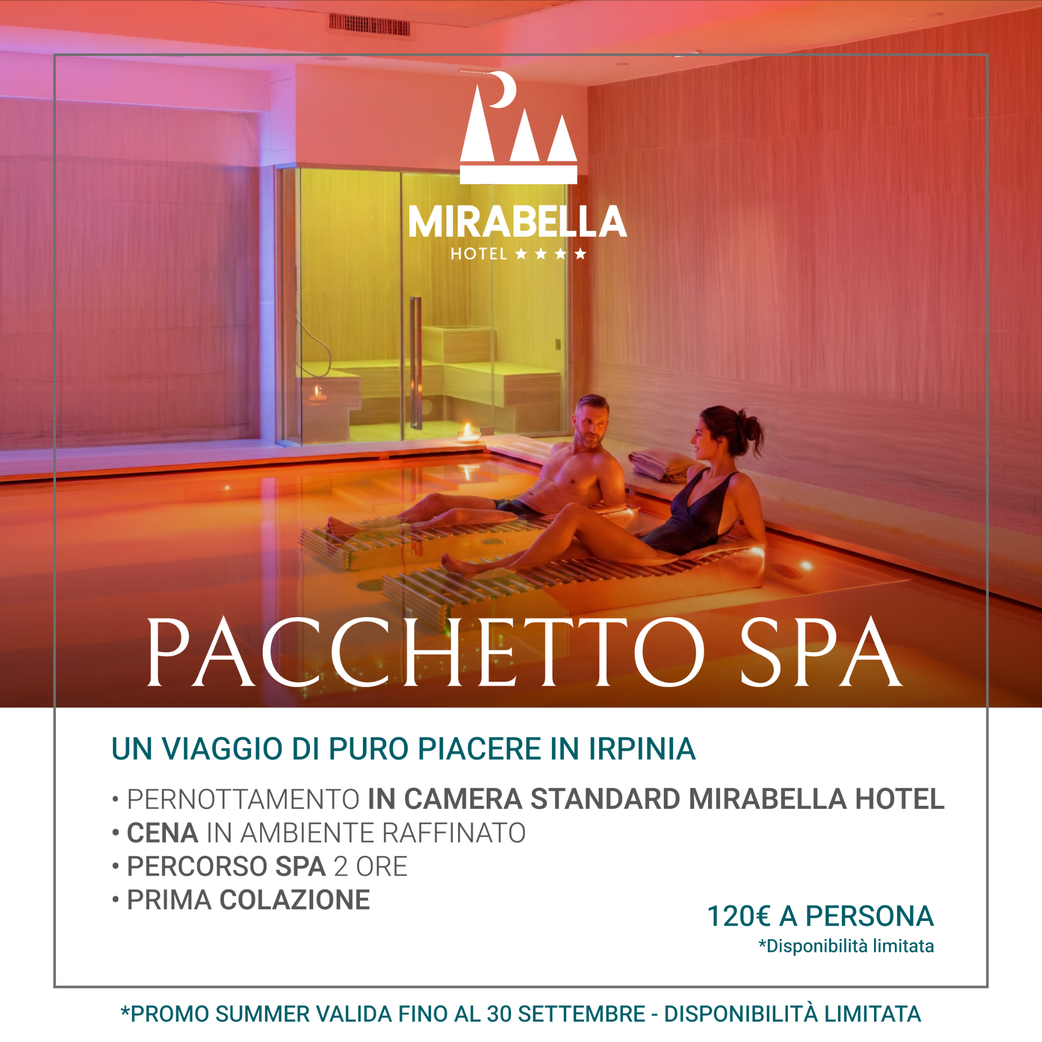 Ristorante Hotel Mirabella Facebook ad: Prenota ora