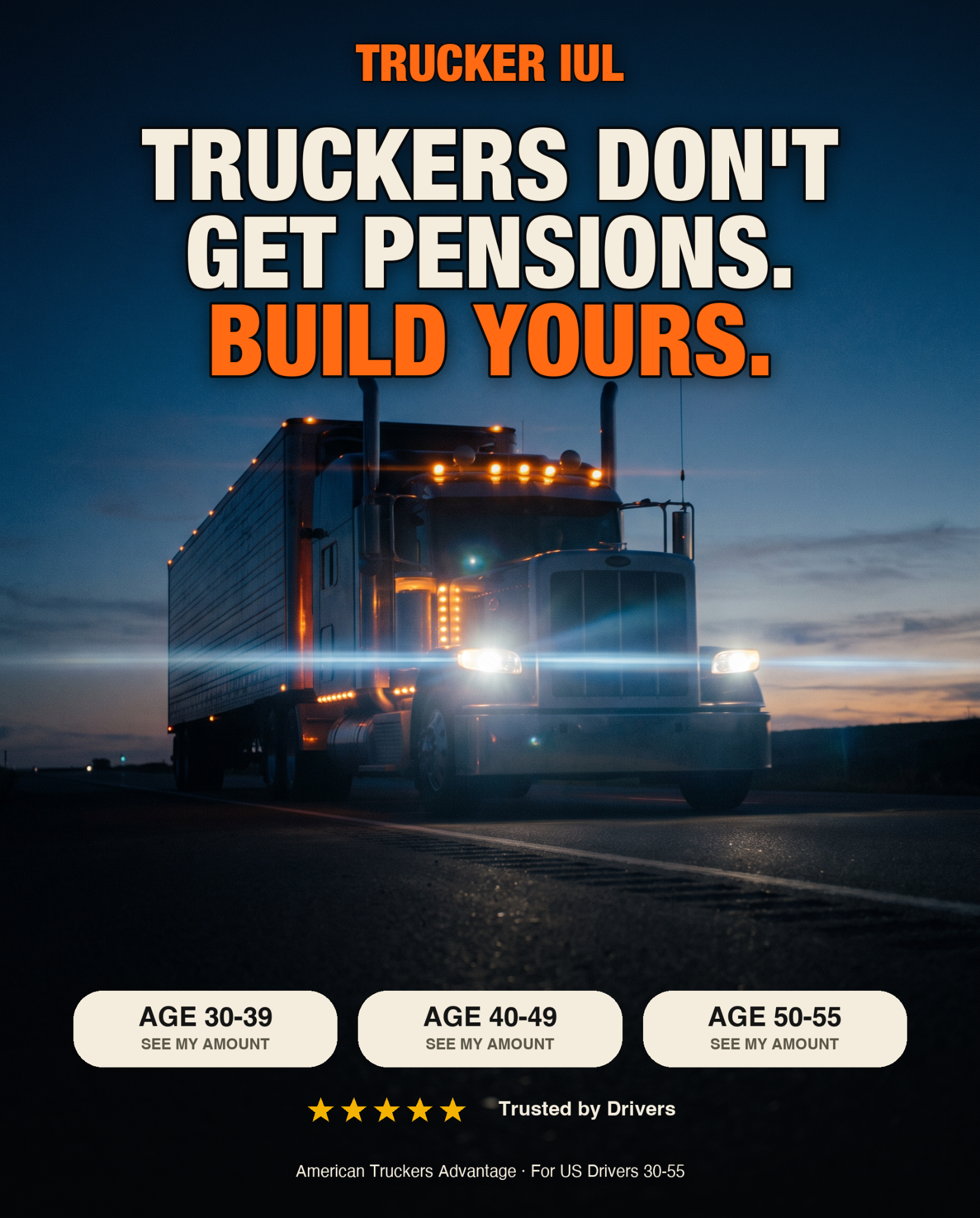 The American Trucker Advantage Facebook ad