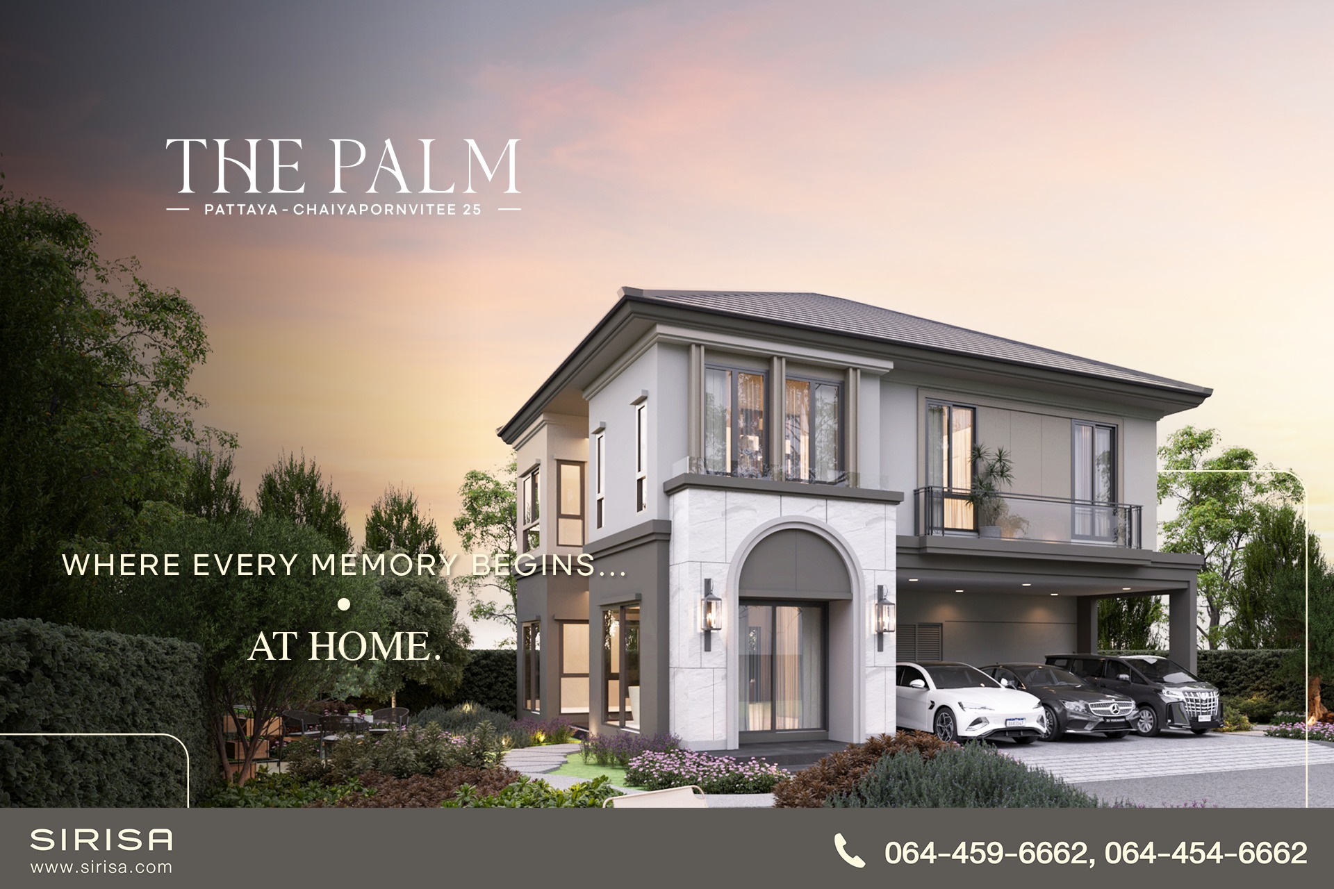 The Palm Pattaya - Chaiyapornvitee 25 Facebook ad: เพราะ ไม่ใช่แค่สถานที่ แต่คือจุดเริ่มต้นของทุกความสุขในชีวิต