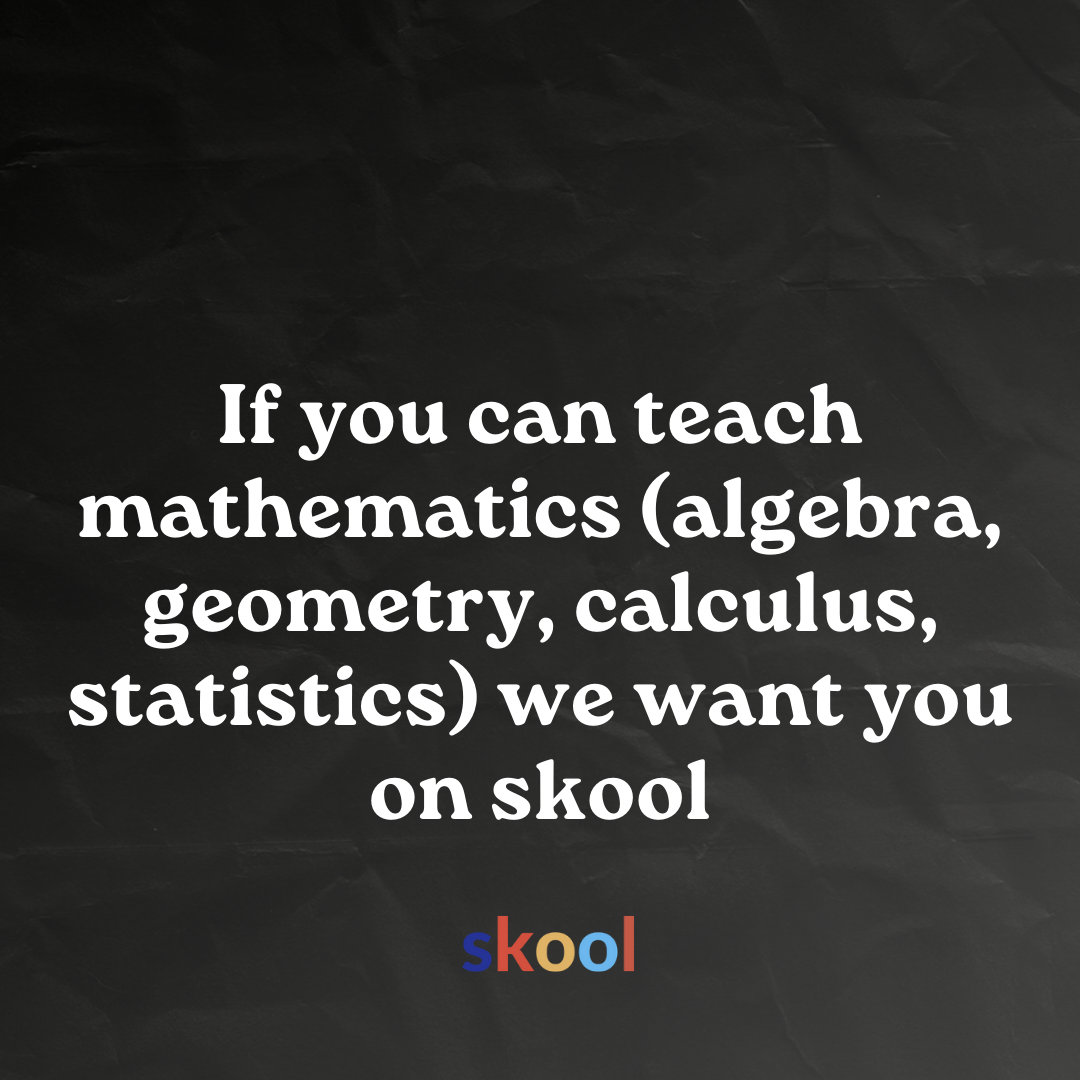 Skool Facebook ad