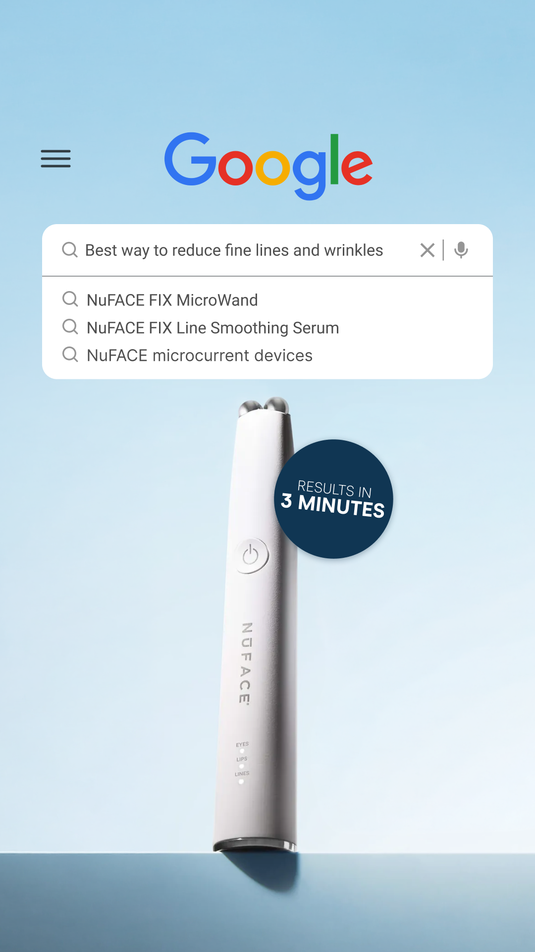 NuFACE Facebook ad