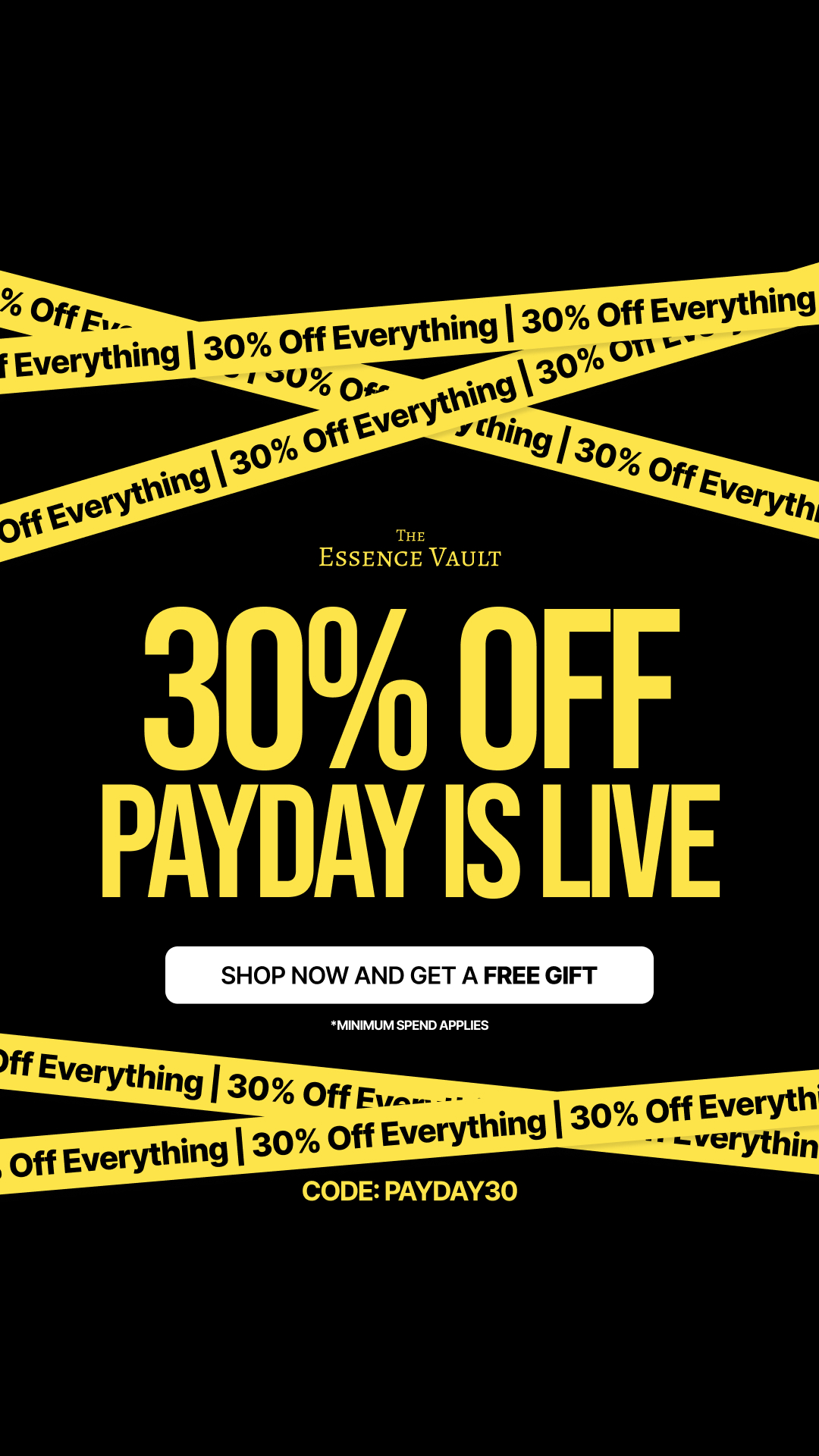 The Essence Vault Facebook ad