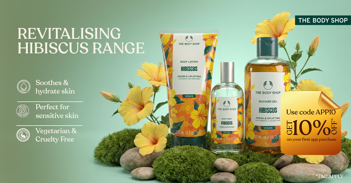 The Body Shop Facebook ad