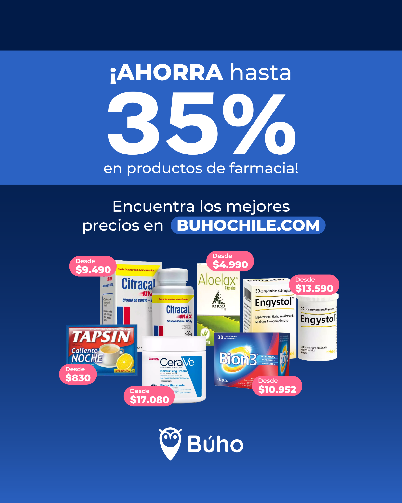 Buho Chile Facebook ad from Jan 12, 2026