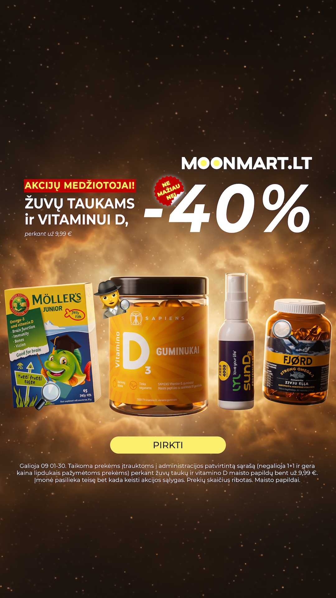 Moonmart LT Facebook ad: Rugsėjo būtinybės