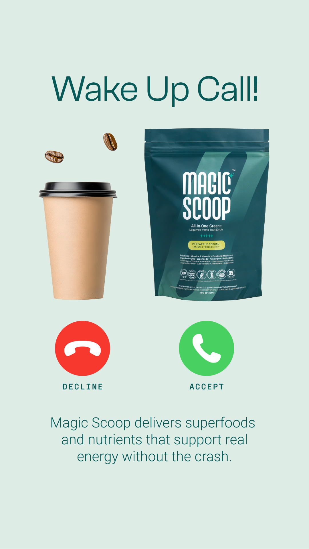 Magic Scoop Facebook ad