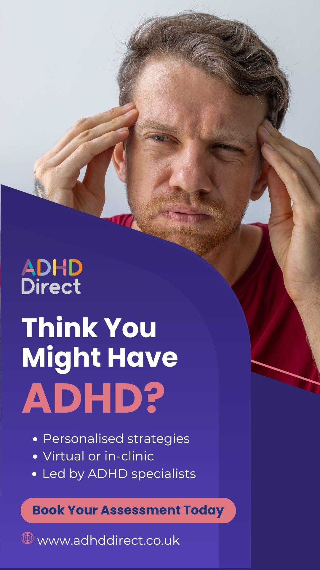 ADHD Direct Facebook ad from Jun 10, 2025