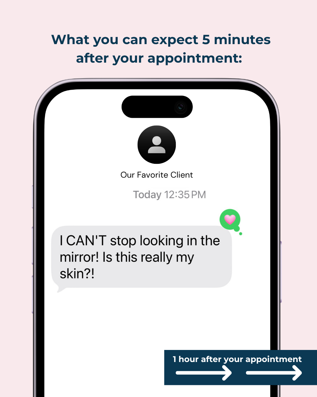 The Longevity Lab Facebook ad: POV: You came in for a facial in…
