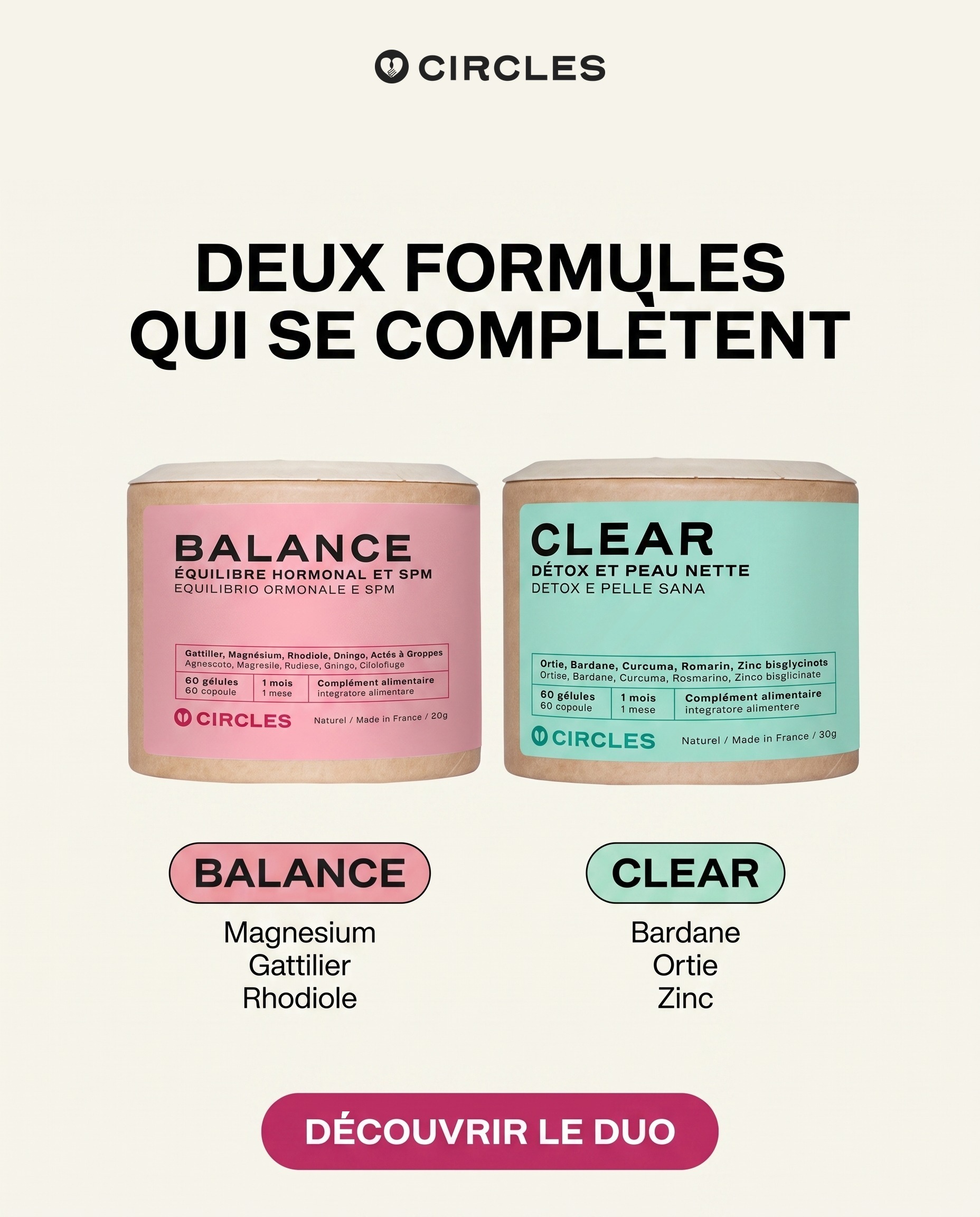 Circles Facebook ad