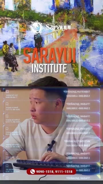 Sarayui Institute Facebook ad: GRAPHIC DESIGN + MULTIMEDIA + AI ХОСОЛСОН 1…