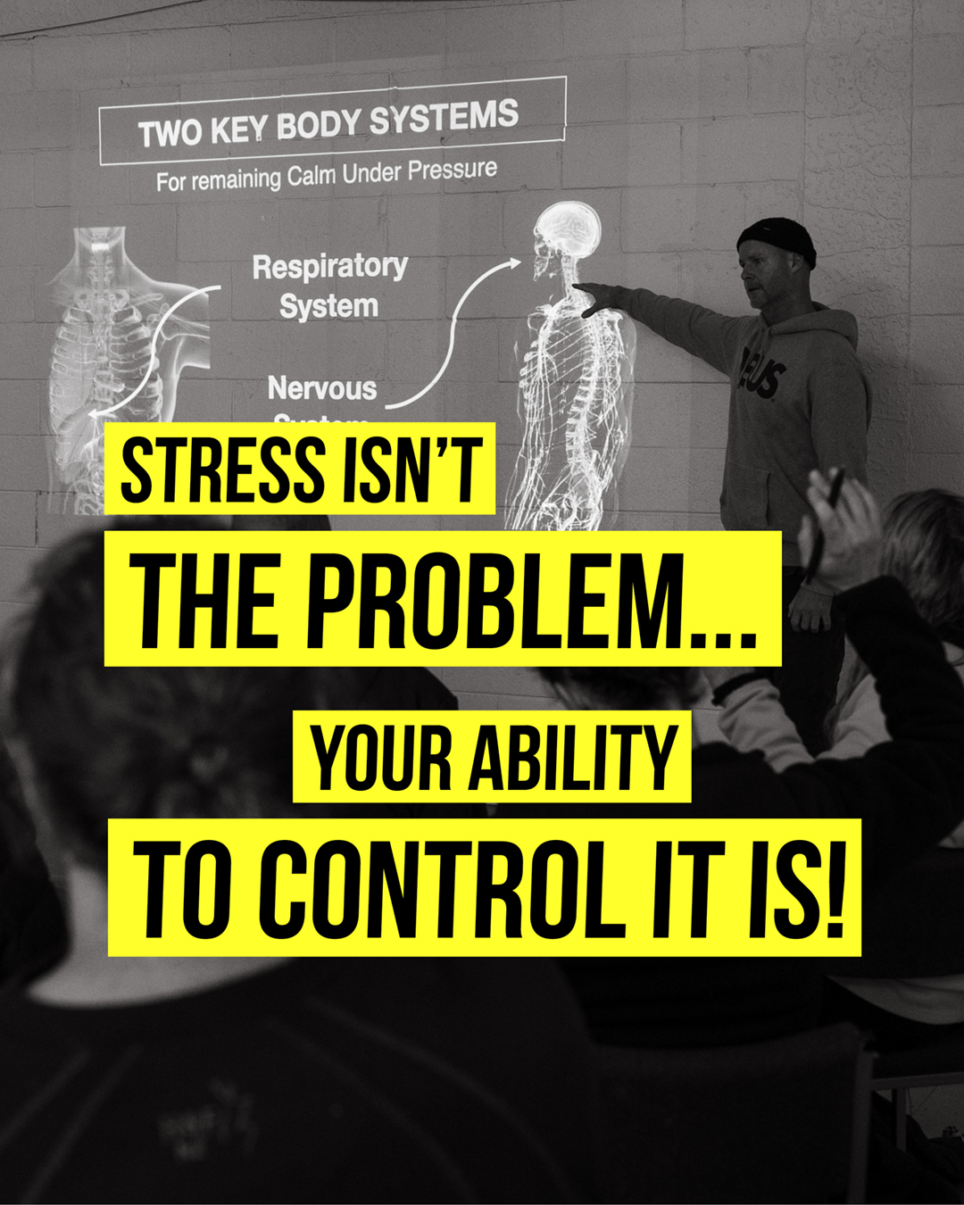 Integrated Training Facebook ad: Calm isn’t a mindset-it’s a physiological shift.