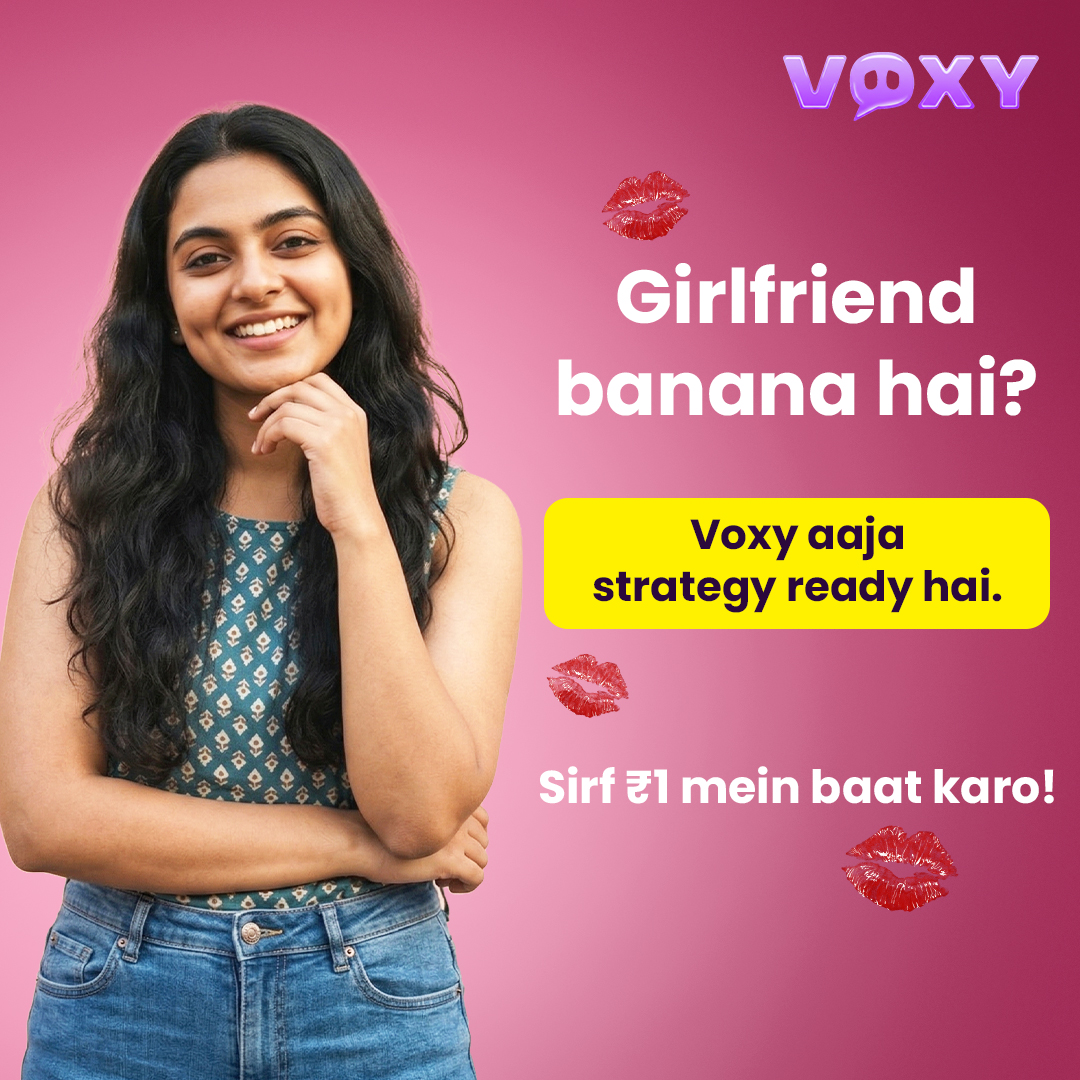 Voxy App Facebook ad: Talk now for free
