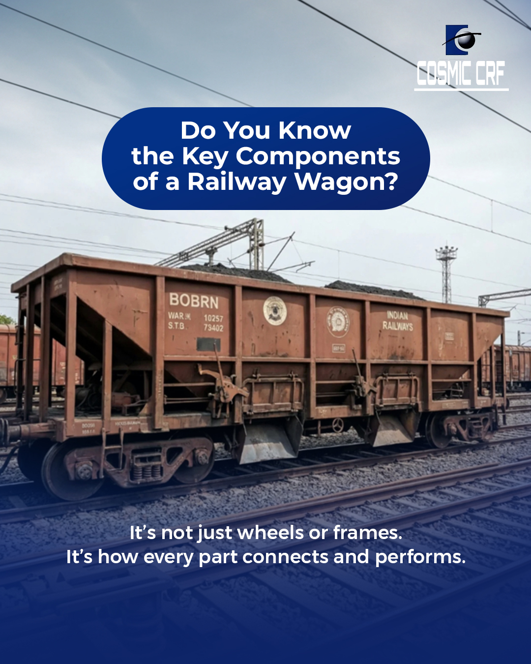 Cosmic CRF Facebook ad: A railway wagon is more than just steel…