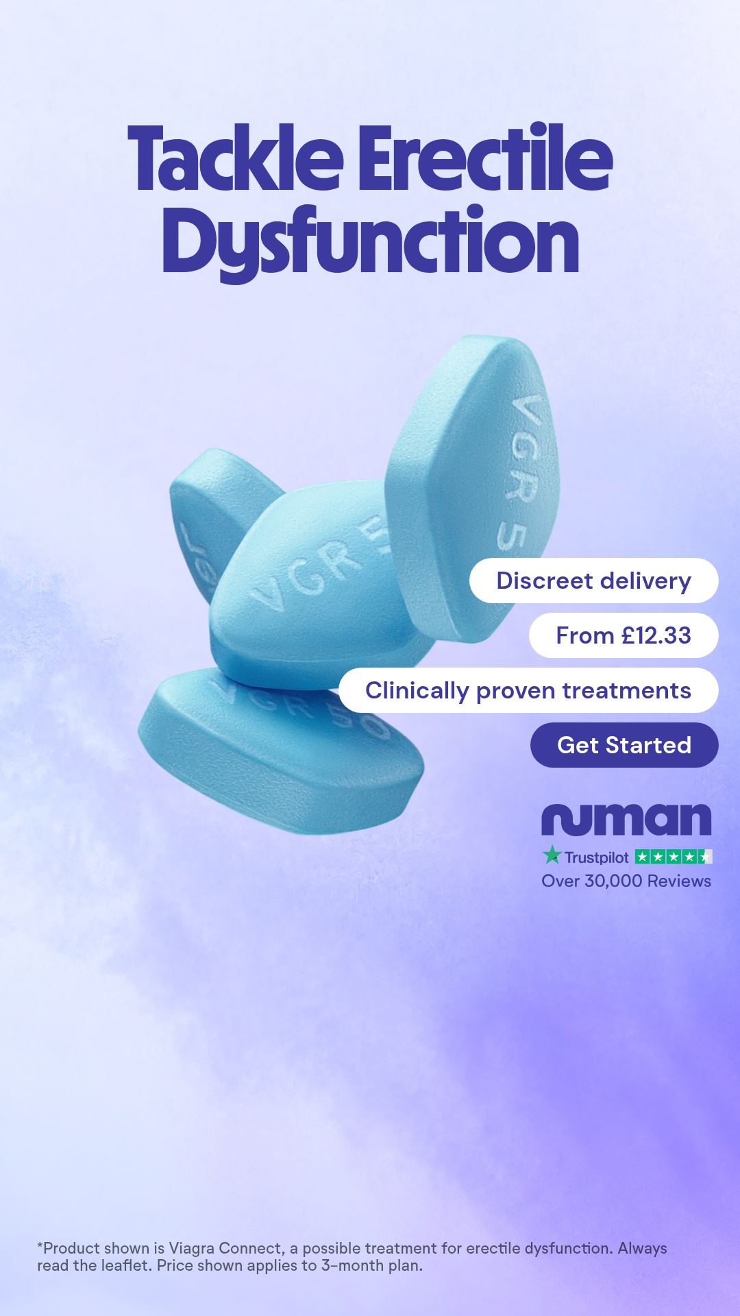 Numan - Digital healthcare Facebook ad: Numan ED Programme