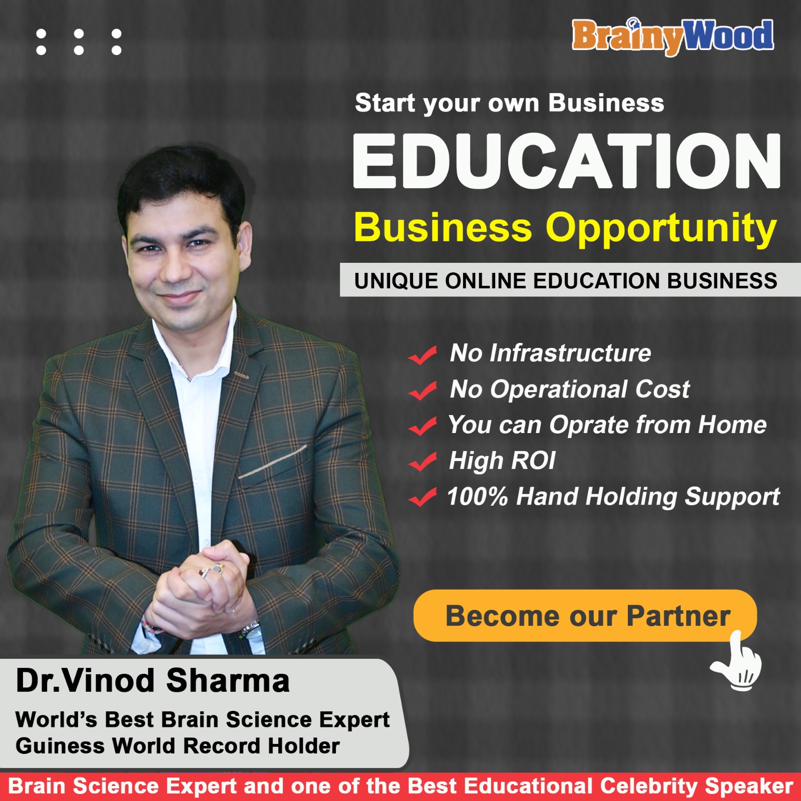 Brainywood Franchisee Facebook ad: India’s Fast-Growing Education Business Opportunity Awaits…