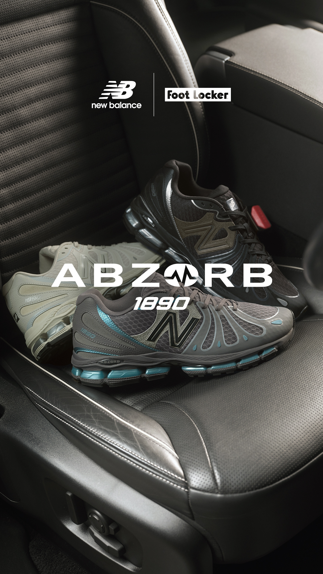 Foot Locker Europe Facebook ad: New Balance ABZORB 1890