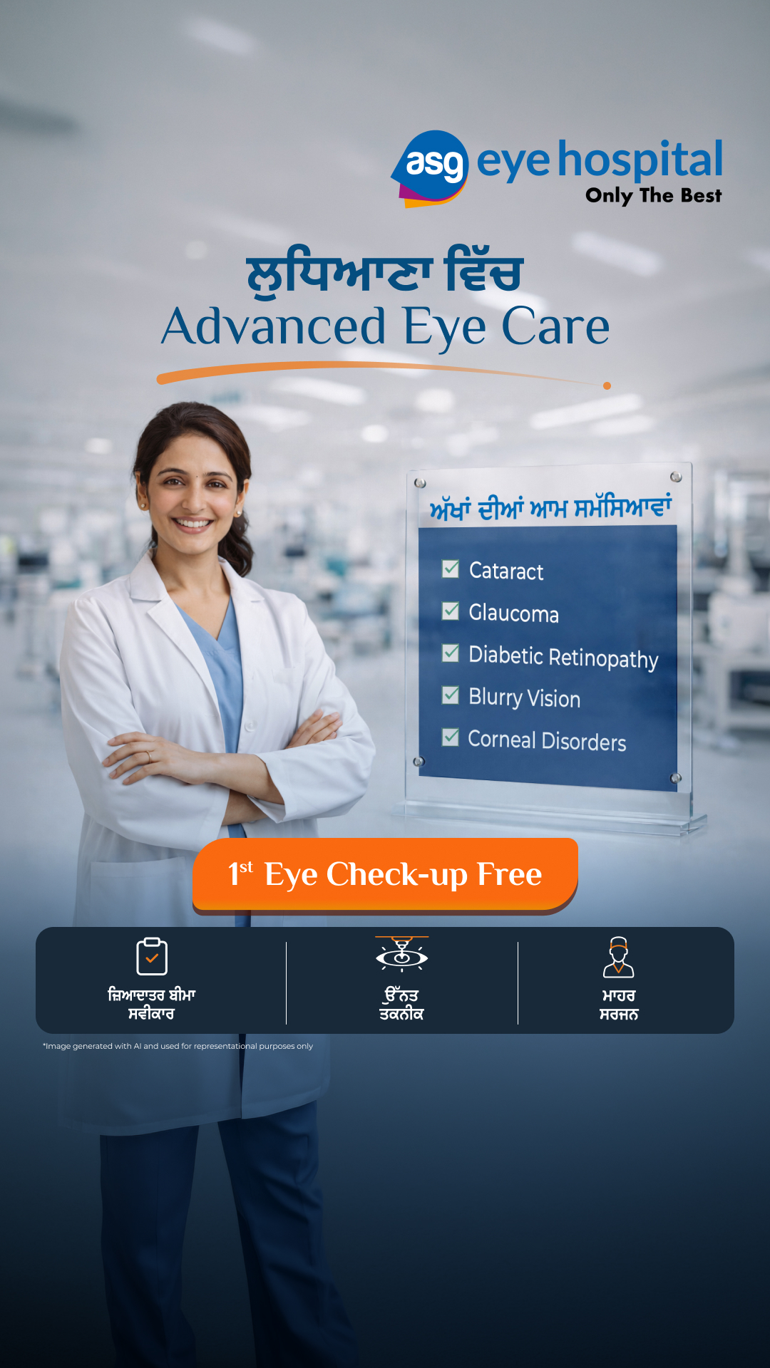 ASG Eye Hospital Facebook ad