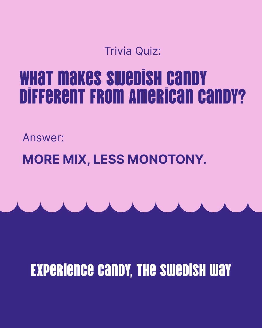 Swedish Candy Facebook ad