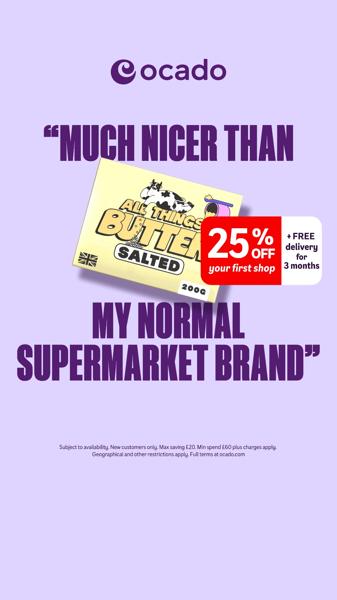 Ocado Facebook ad