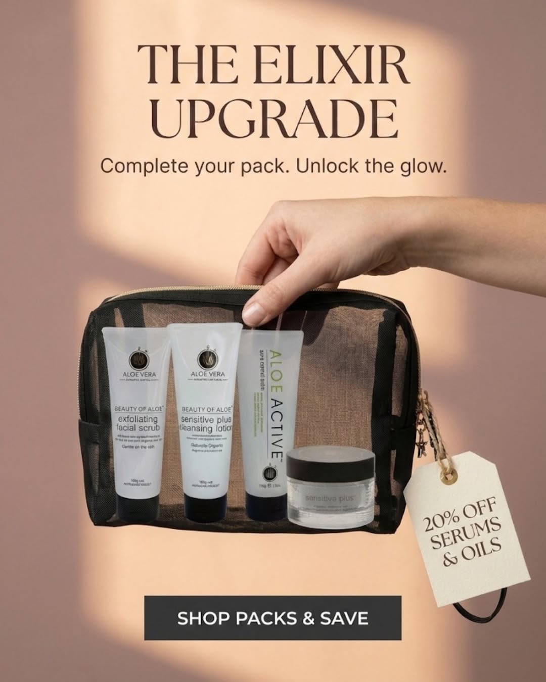 Aloe Vera Cosmetics Australia Facebook ad