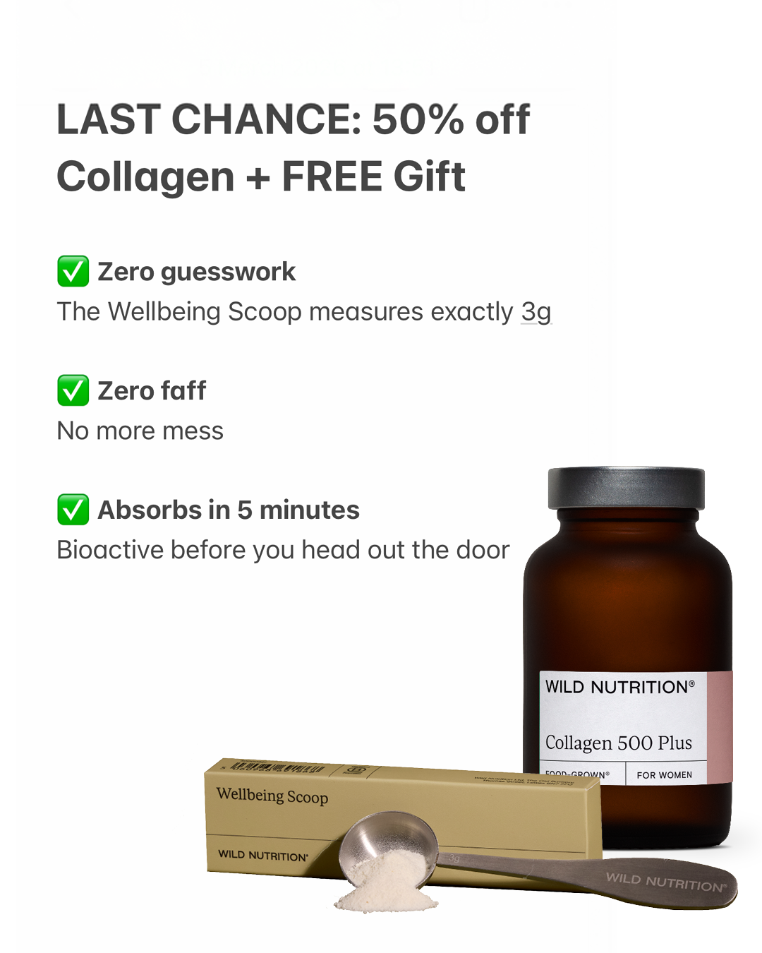 Wild Nutrition Facebook ad