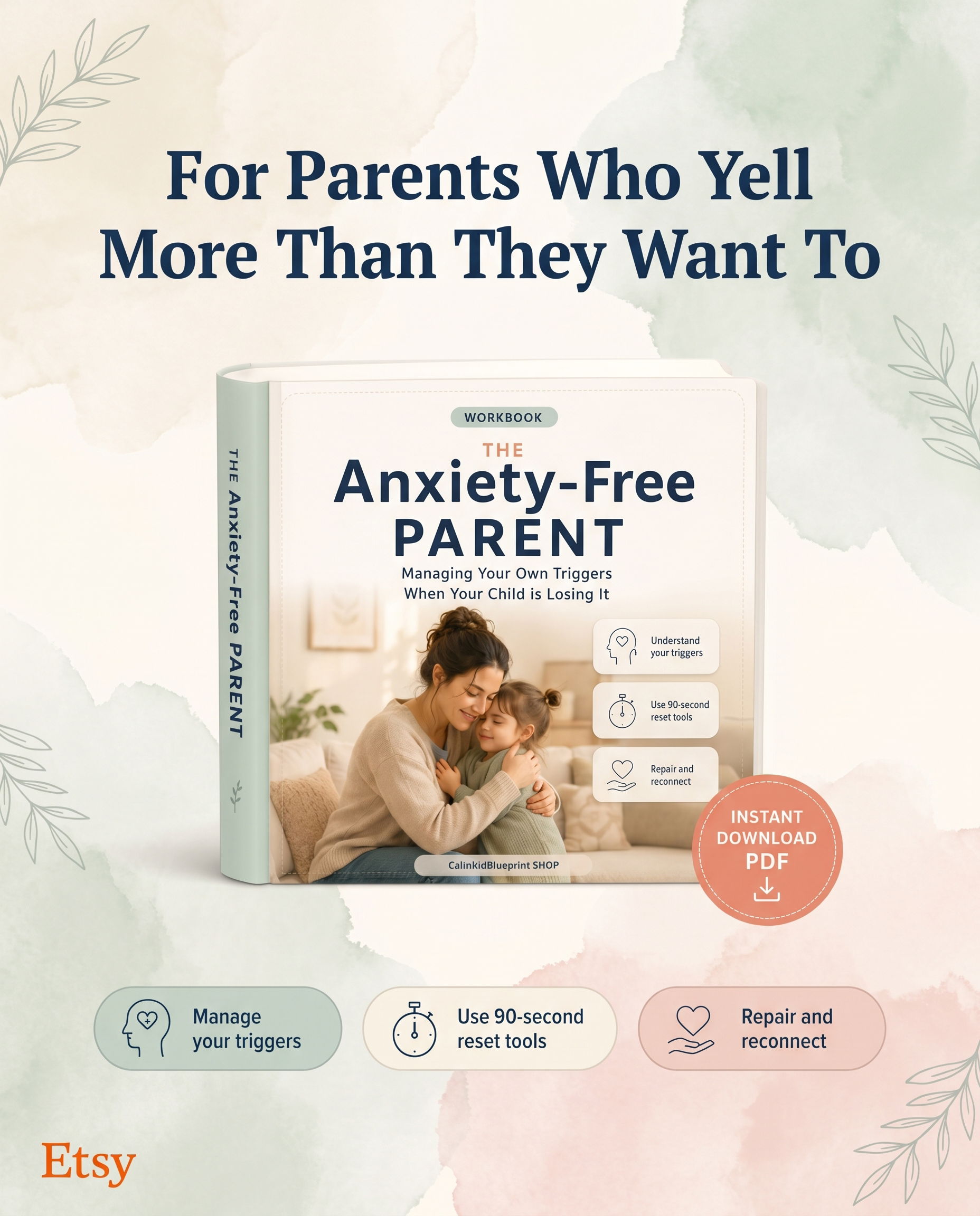 CalmKidblueprint Facebook ad: Stay Calm When Your Child Is Losing It