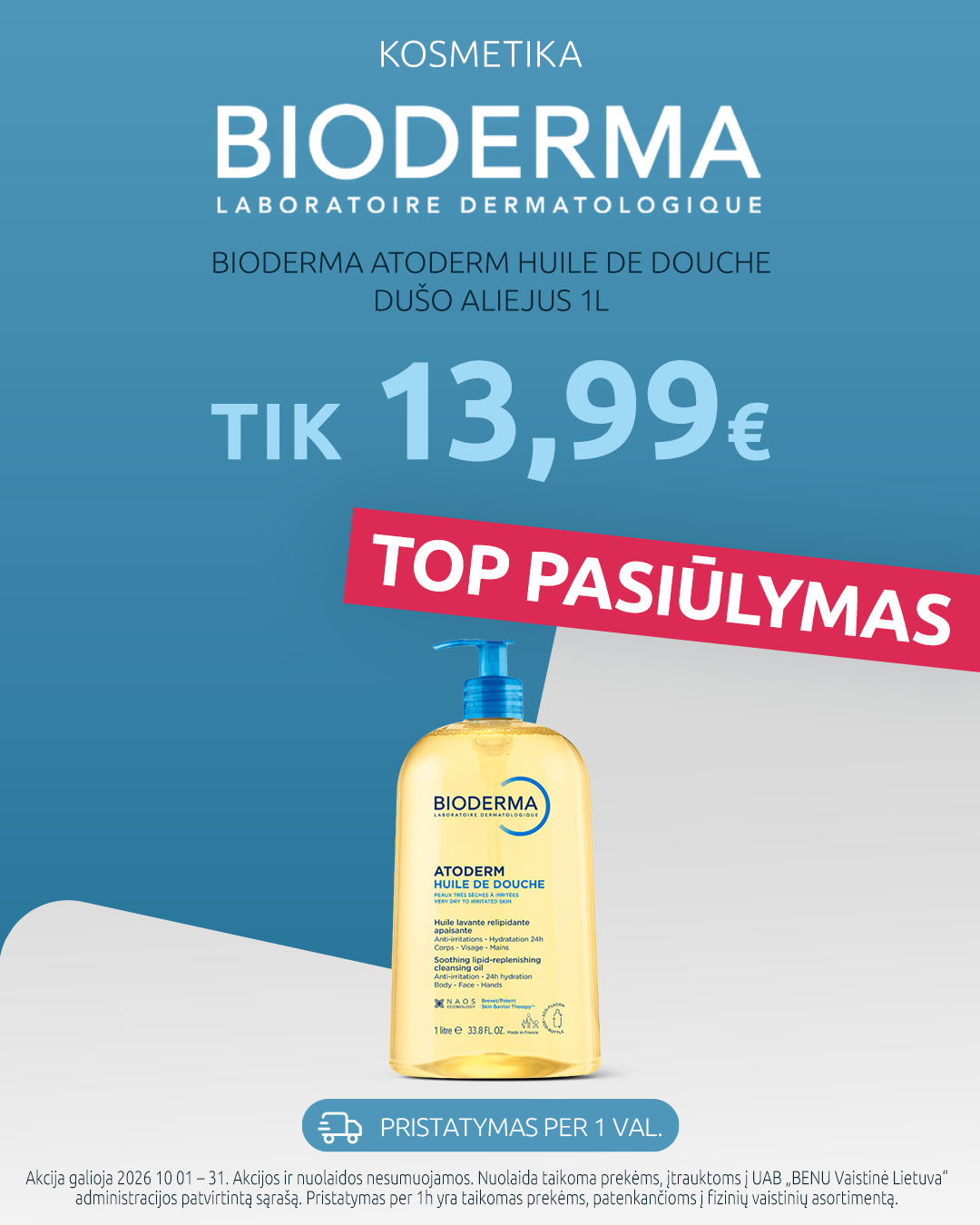 BENU Vaistinė Facebook ad: Apsipirk benu.lt