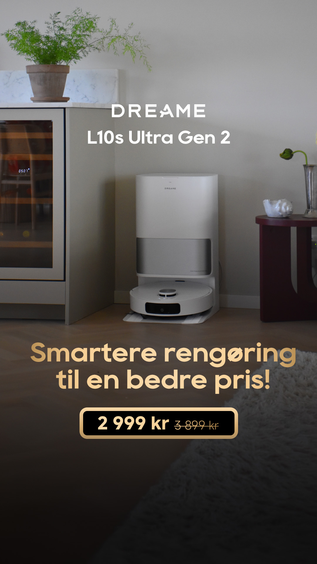 Dreame Nordics Facebook ad from Feb 26, 2026