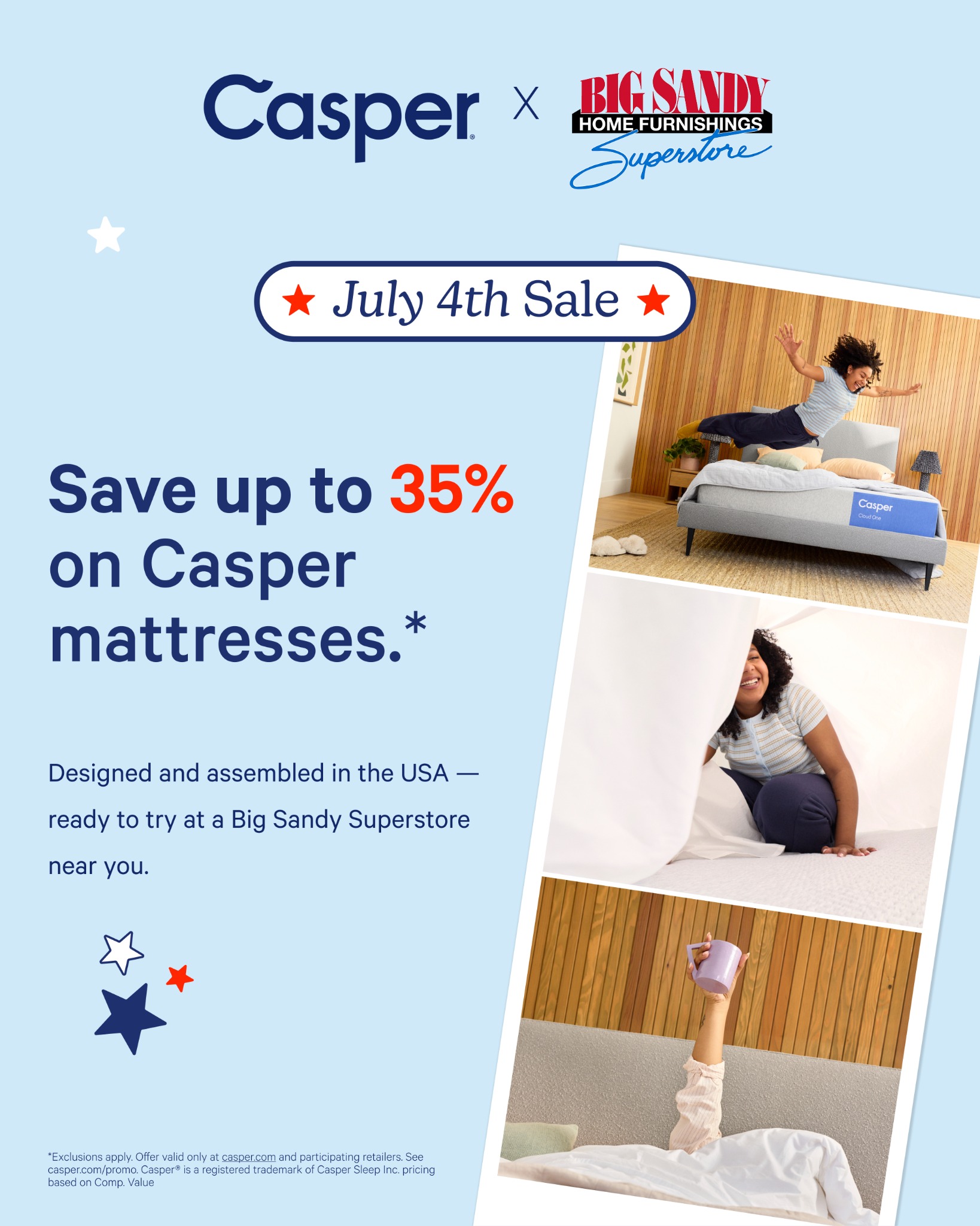 Casper Facebook ad