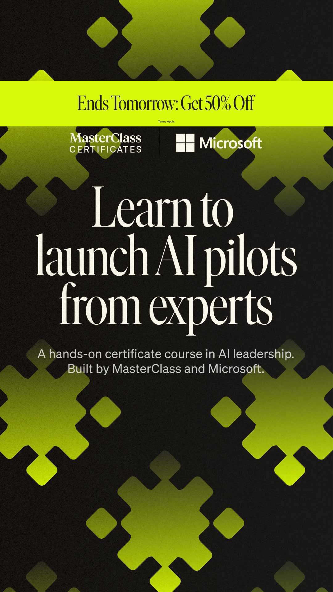 MasterClass Facebook ad