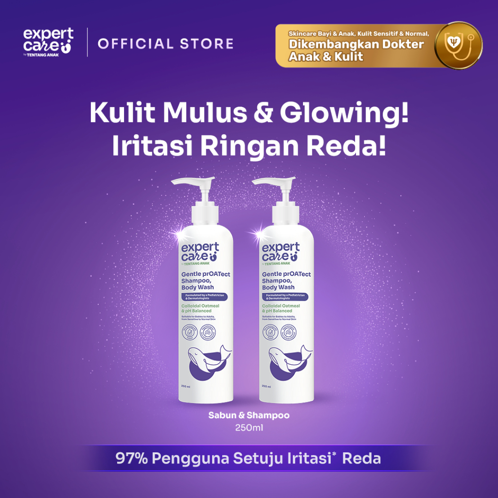 Expert Care Facebook ad: Skincare Praktis untuk si Kecil!
