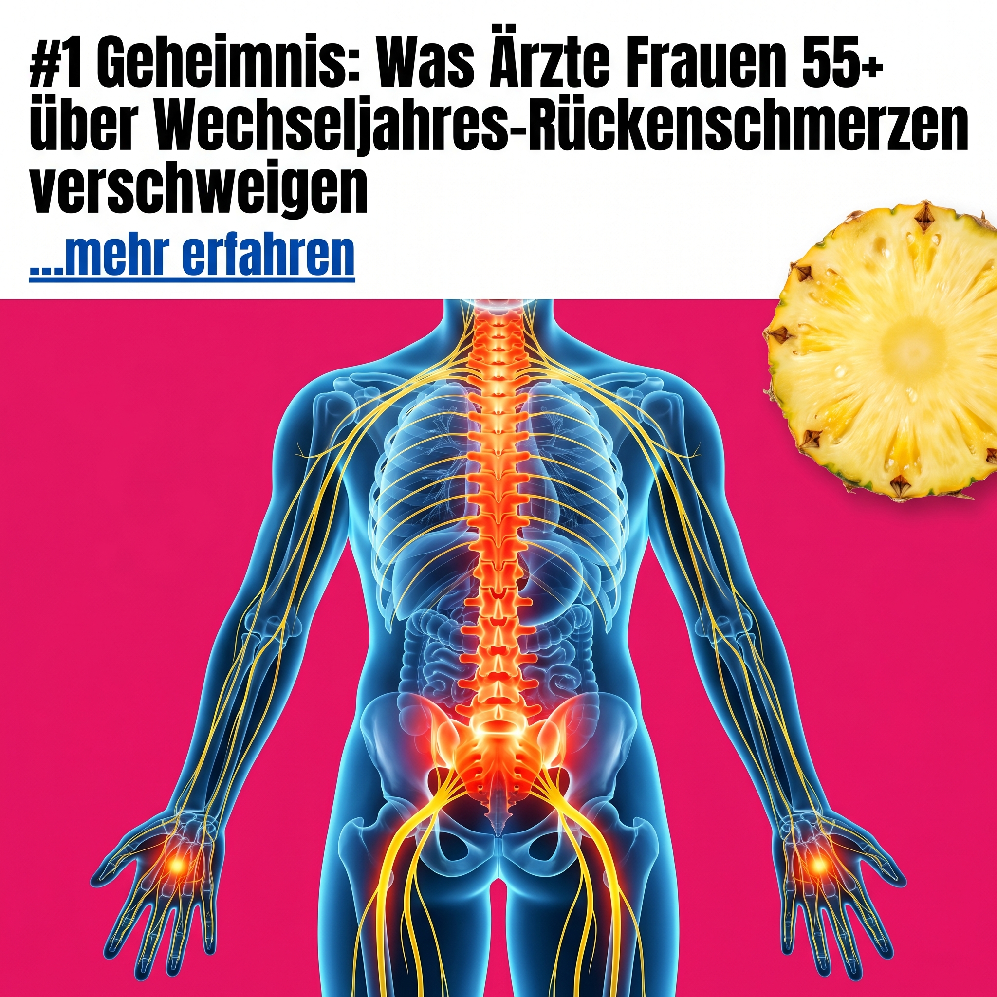 Sabine Koch Facebook ad: Rücken? Das hat wirklich geholfen