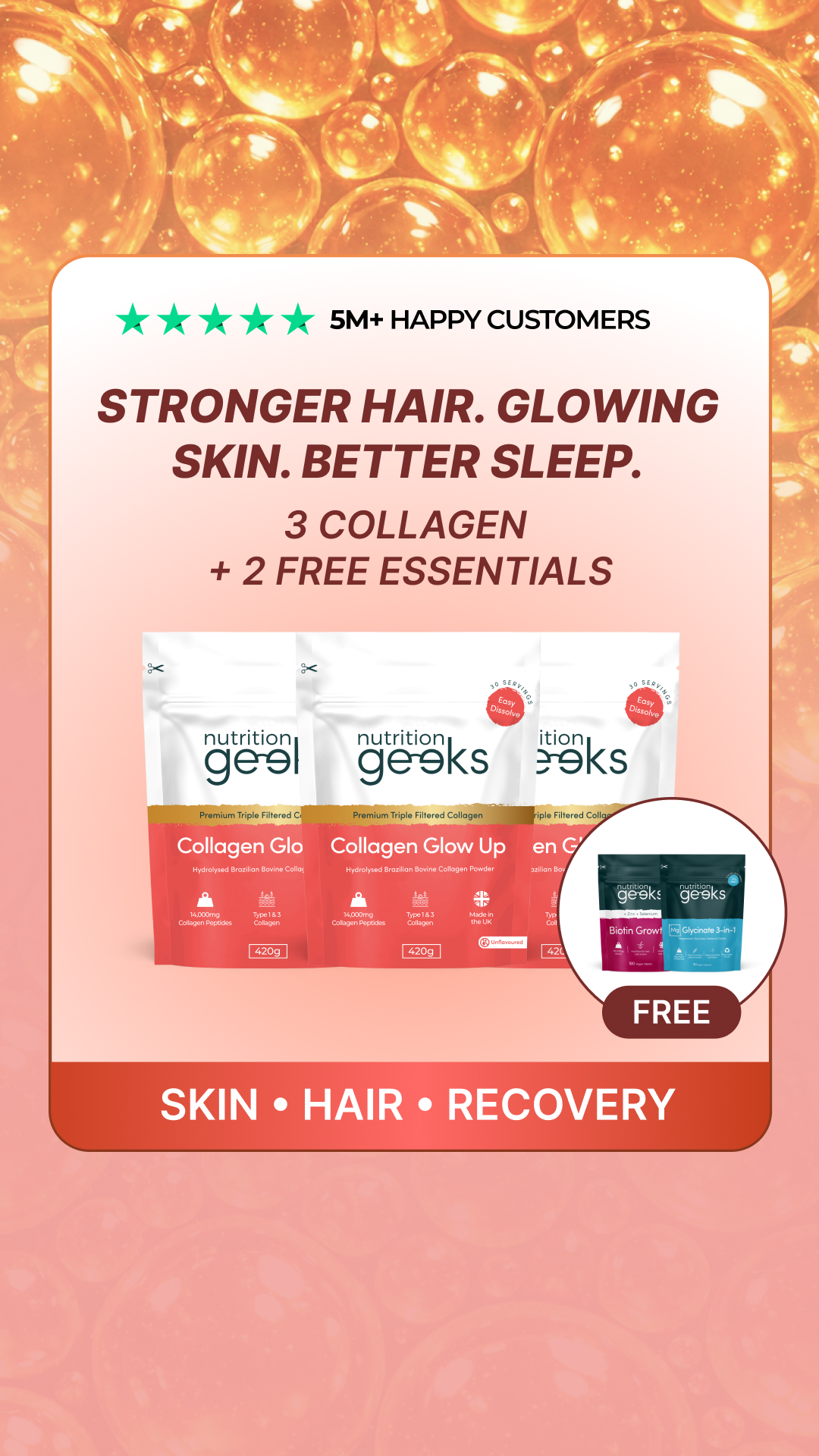 Nutrition Geeks Facebook ad