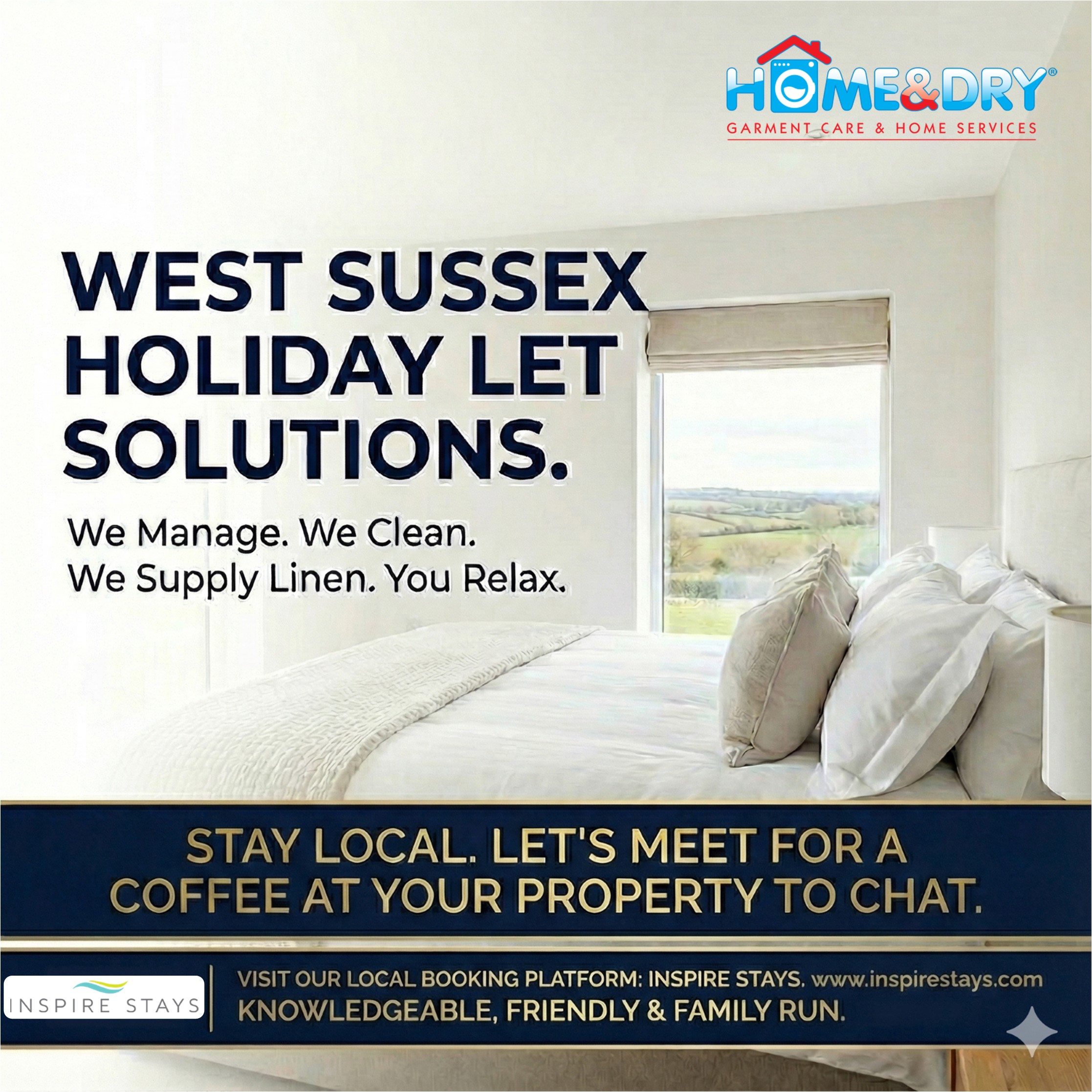 Home & Dry Garment Care and Home Services Facebook ad