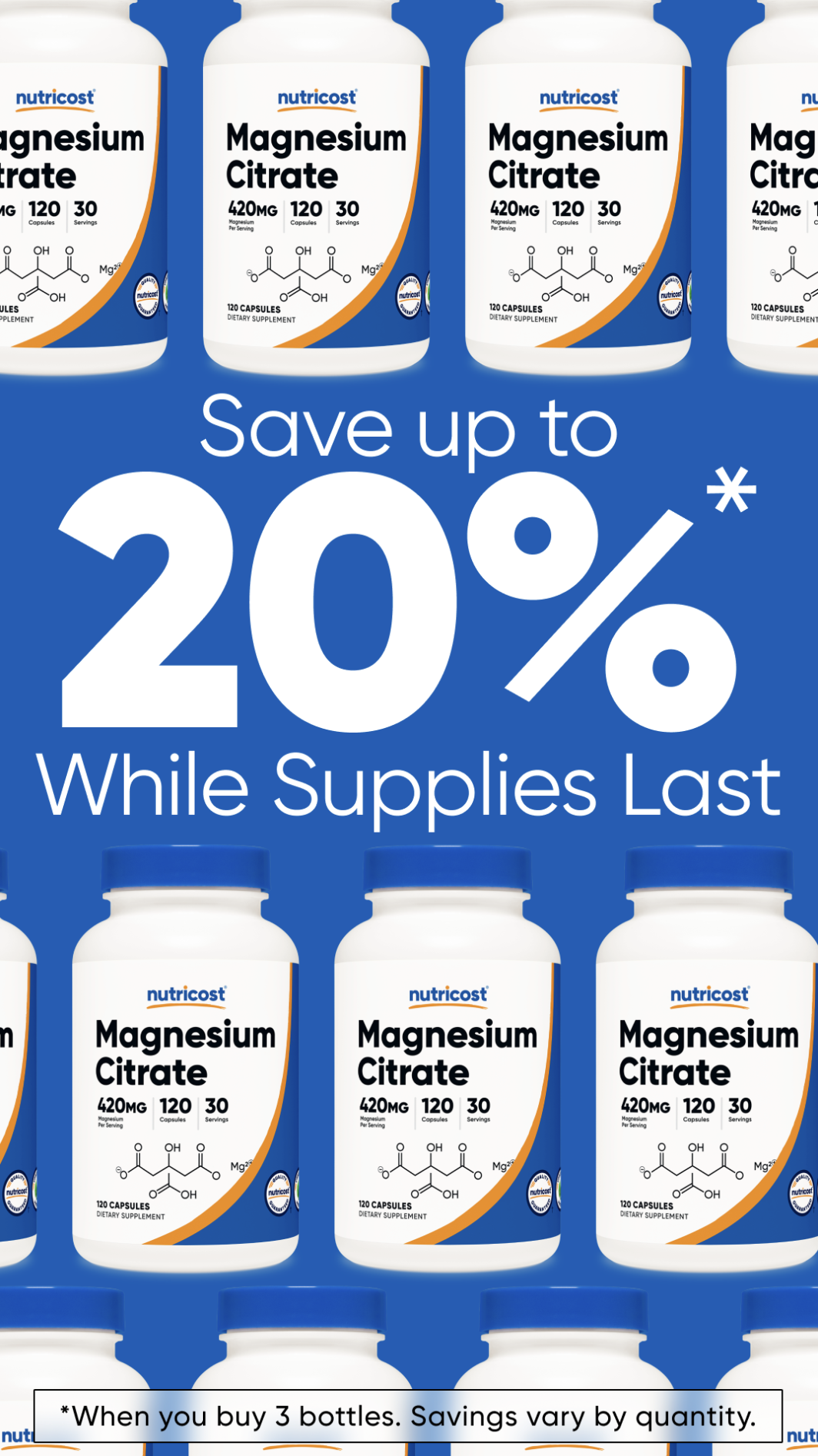 Nutricost Facebook ad