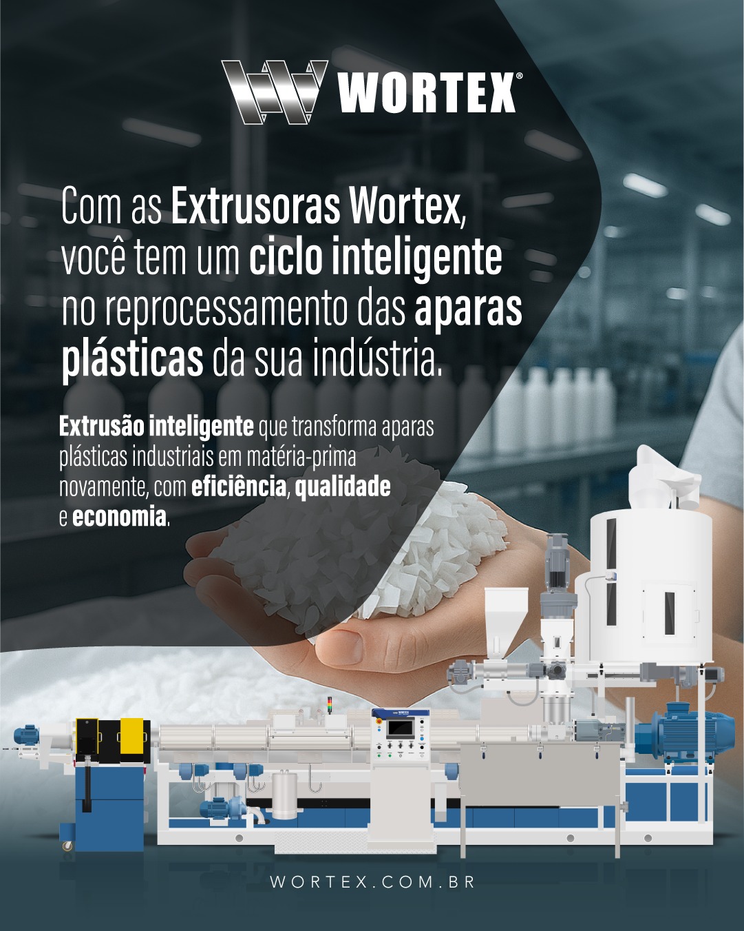 Wortex Máquinas e Equipamentos Facebook ad: Você já pensou em ter um ciclo inteligente…