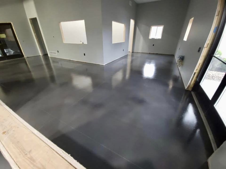 Heritage Polymer Flooring Facebook ad: Commercial and Residential Epoxy Flooring.