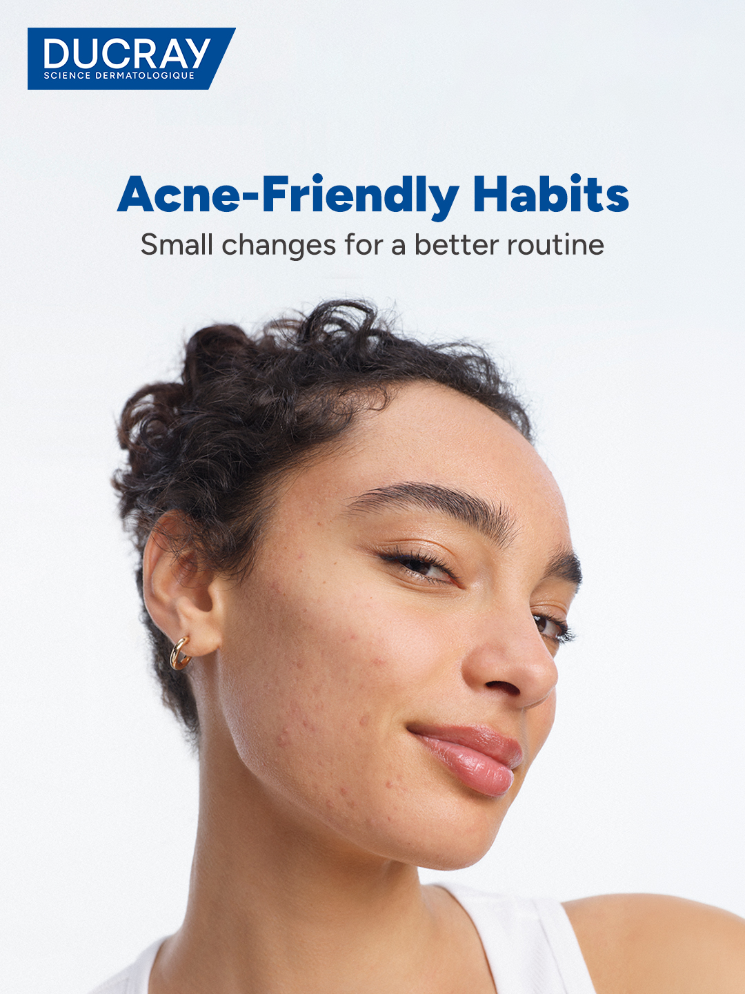 Ducray India Facebook ad: Managing blemish-prone skin is not about doing everything.