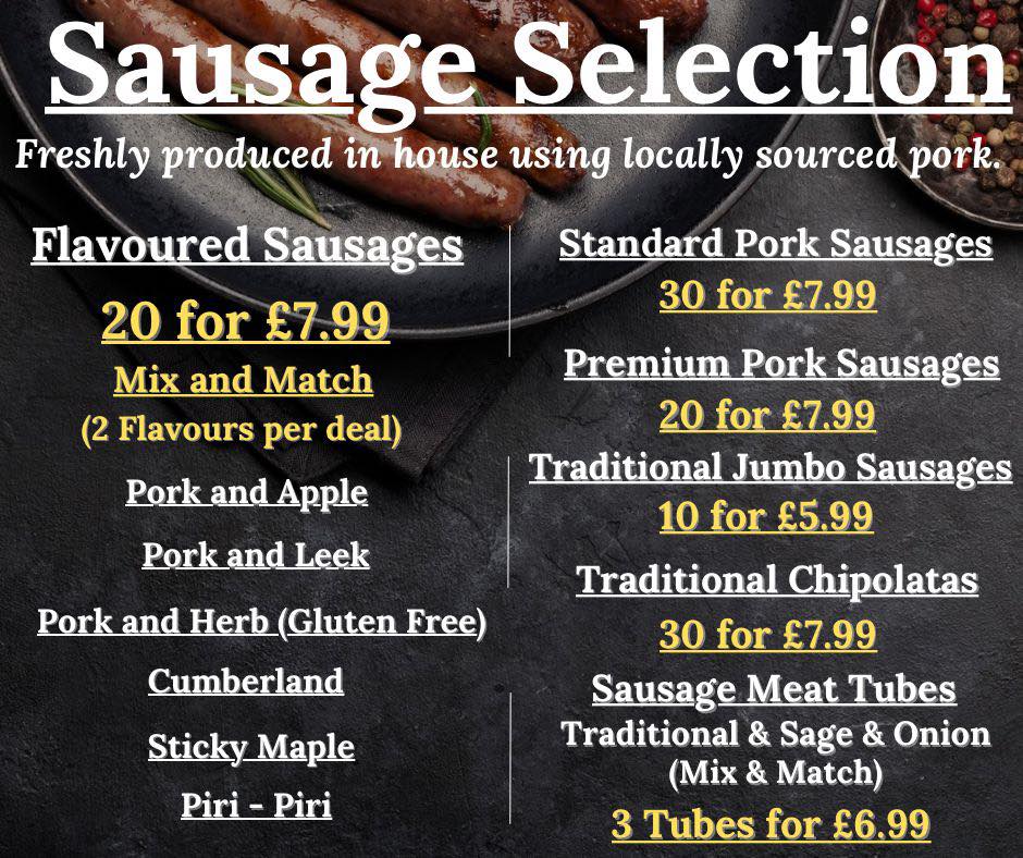 Manns Family Butchers Facebook ad