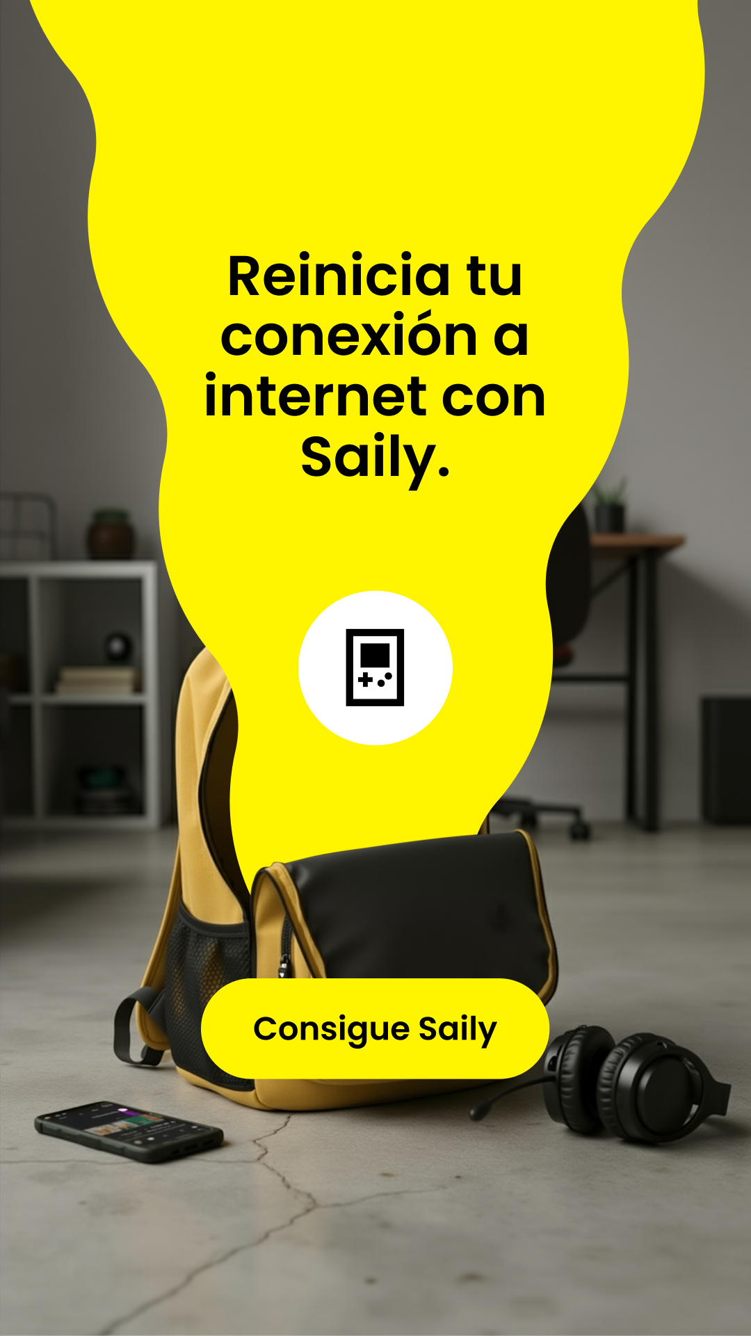 Saily Facebook ad