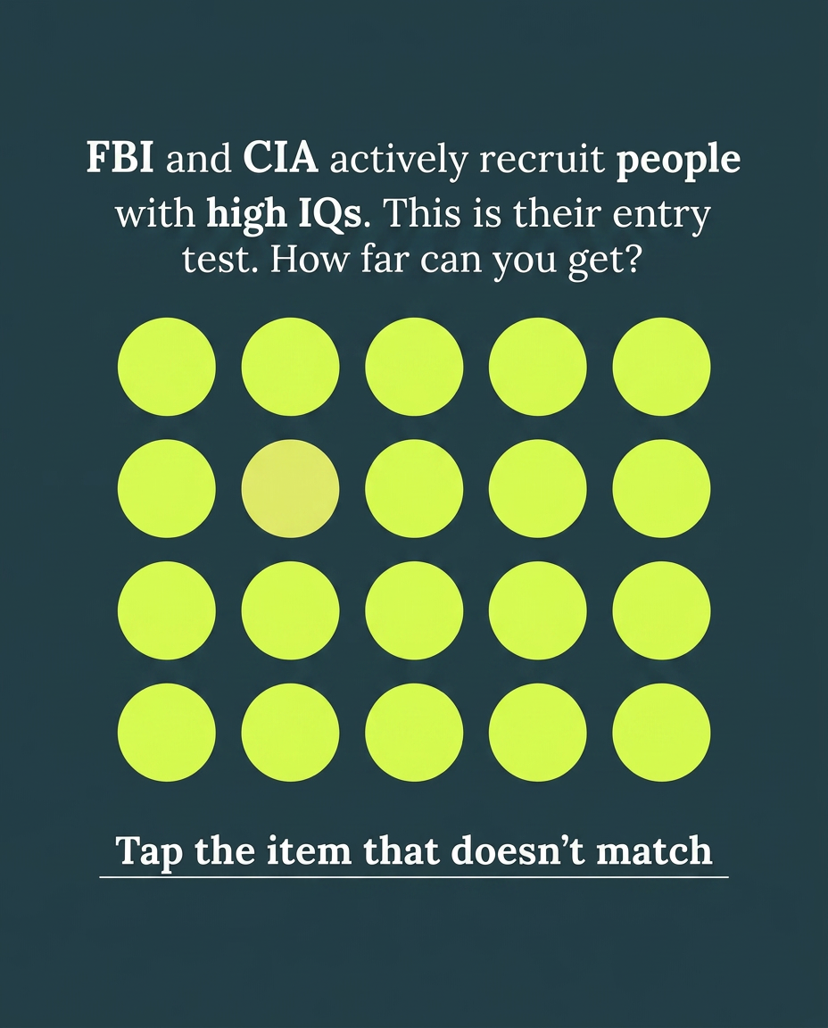 Ronald Sage Facebook ad: IQ Test